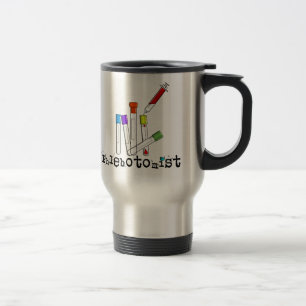 Phlebotomist Artsy Blood Tubes Design Gifts Travel Mug