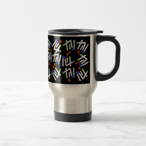 Phlebotomist Artsy Blood Tubes Design IV Travel Mug