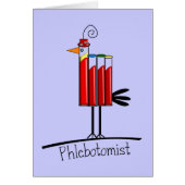 Phlebotomist "Blood Tube Bird" Gifts (Front)