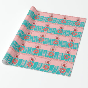 Phlebotomist Chevron Design Wrapping Paper