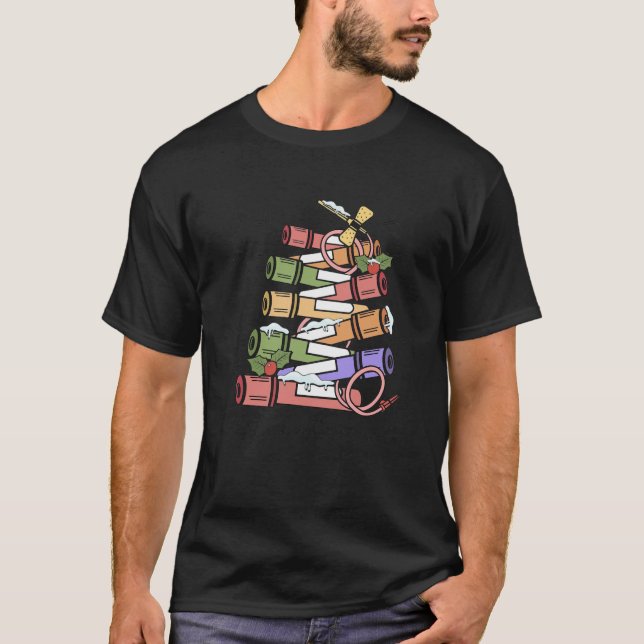 Phlebotomist Christmas Tree Phlebotomy Technician  T-Shirt (Front)