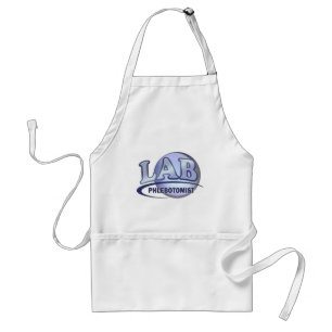 PHLEBOTOMIST Fun Blue LOGO Adult Apron
