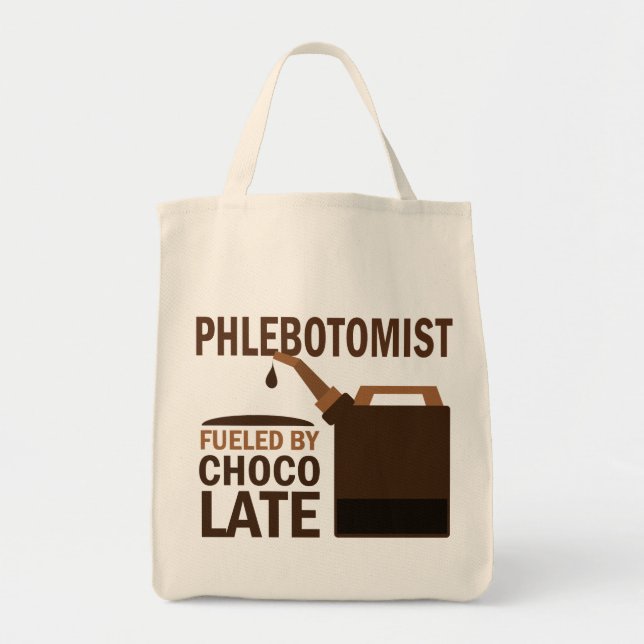 Phlebotomist (Funny) Gift Tote Bag (Front)