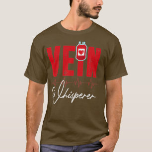 Phlebotomist  Funny Vein Whisperer Phlebotomy T-Shirt