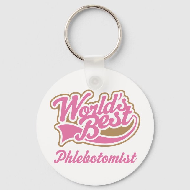Phlebotomist Gift Keychain (Front)