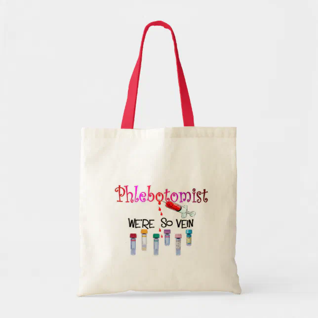 Phlebotomist gifts tote bag Zazzle