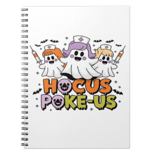 Phlebotomist Halloween Medical Lab Tech Spooky ER Notebook