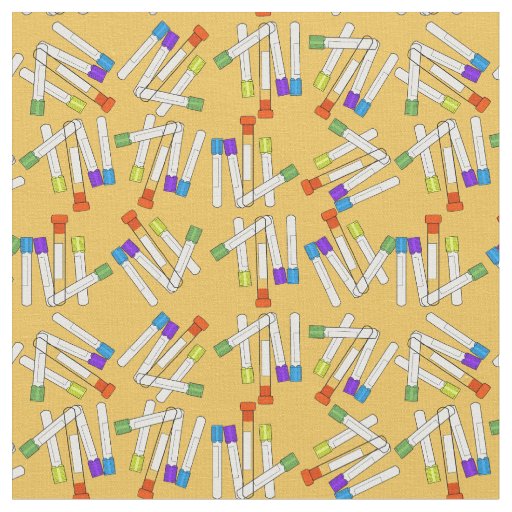 Phlebotomist Lab Tech Fabric Yellow