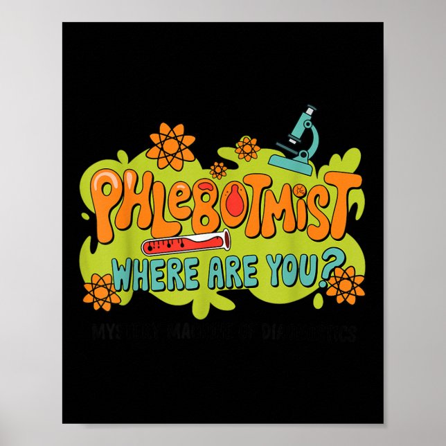 Phlebotomist Lab Week 2025 Laboratory Mls Mlt Lab  Poster (Front)