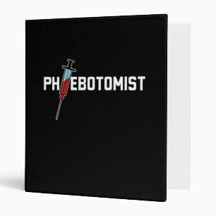 Phlebotomist Phlebotomy 3 Ring Binder