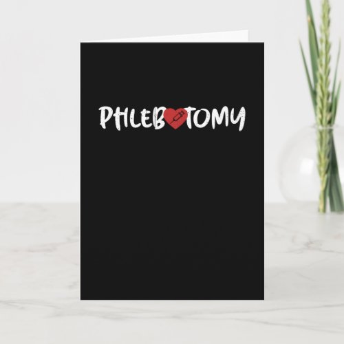 Phlebotomist Phlebotomy Card