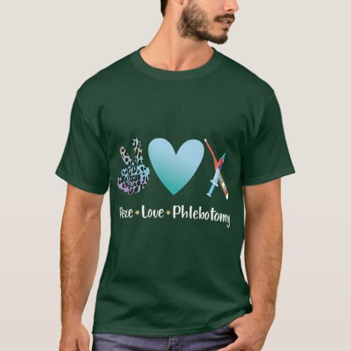 Phlebotomist Phlebotomy Technician Nurse Clinical  T_Shirt