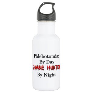 Phlebotomist/Zombie Hunter Water Bottle