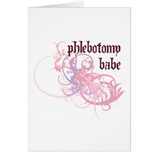 Phlebotomy Babe Cards (Front)