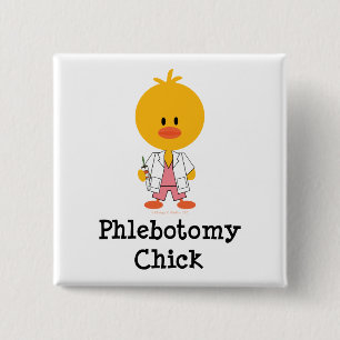 Phlebotomy Chick Button