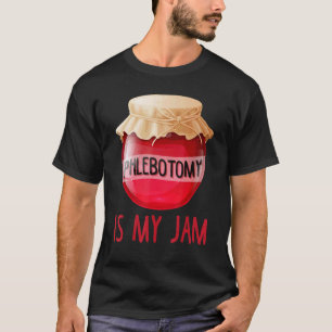 Phlebotomy Is My Jam Vintage Women's Phlebotomist T-Shirt