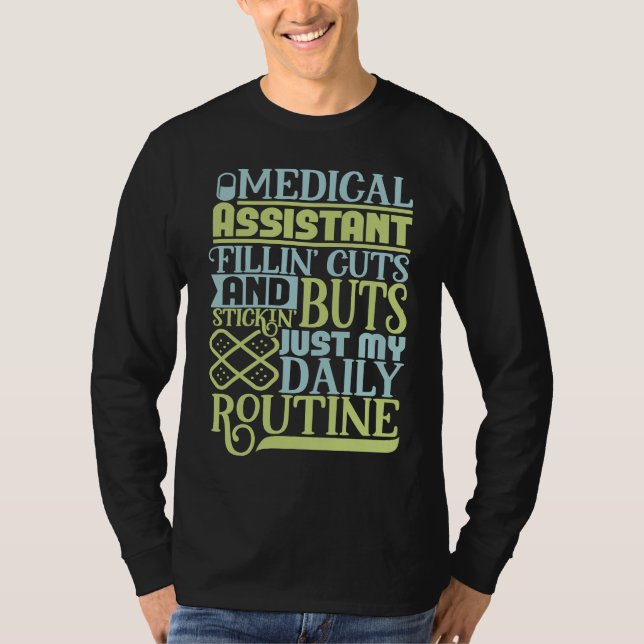 Phlebotomy lab technician medical assistant & Phle T-Shirt (Front)