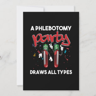 Phlebotomy Party Vacutainer Blood Phlebotomist Gif Invitation