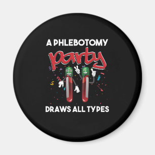 Phlebotomy Party Vacutainer Blood Phlebotomist Gif Magnet