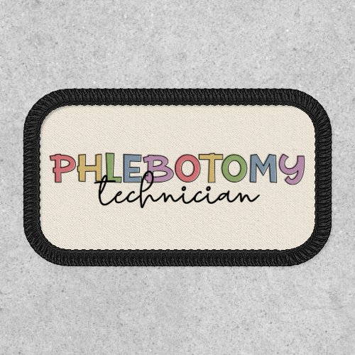 Phlebotomy Technician PBT Phlebotomy Tech Patch