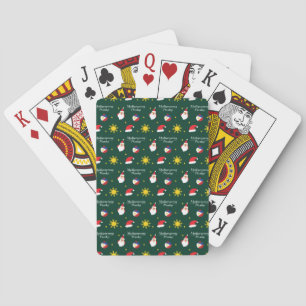 Phlippines Christmas Maligayang Pasko Tagalog Poker Cards