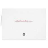 Phlox and Babies Cards (Back Horizontal)