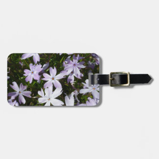 Phlox flower luggage tag