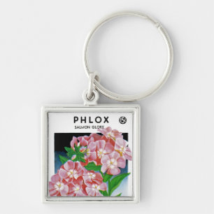 Phlox Salmon Glory Keychain