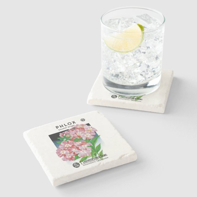 Phlox Stone Coaster (Side)