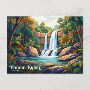 Phnom Kulen National Park Cambodia Postcard