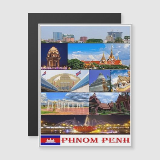 Phnom Penh - Cambodia - Mosaic - (Front/Back)