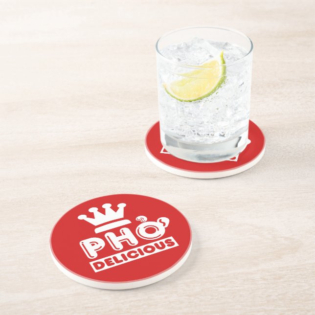 Pho King Delicious Coaster (Side)
