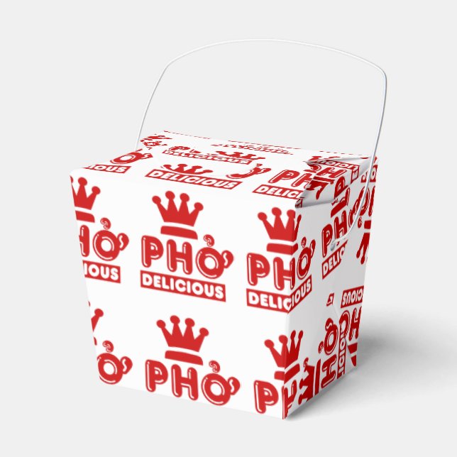 Pho King Delicious Favor Boxes (Front Side)