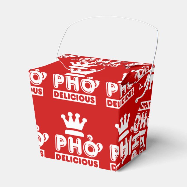 Pho King Delicious Favor Boxes (Front Side)
