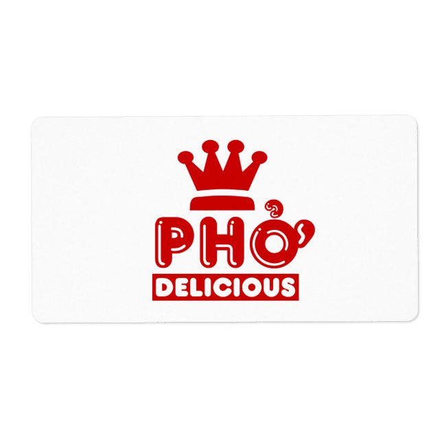 Pho King Delicious Label (Front)