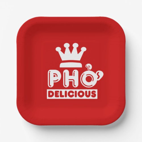 Pho King Delicious Paper Plates