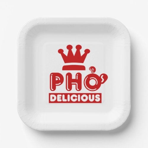 Pho King Delicious Paper Plates