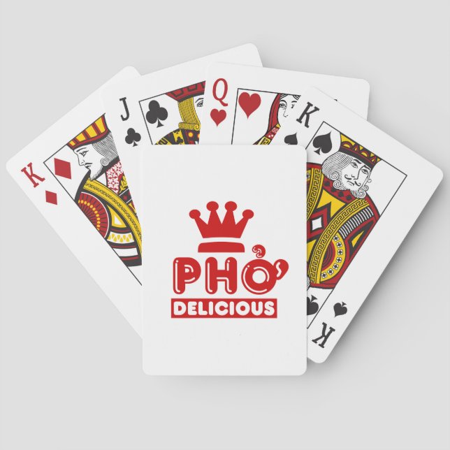 Pho King Delicious Poker Cards (Back)