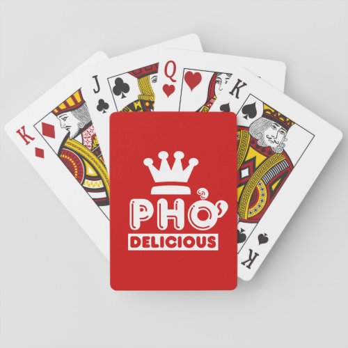 Pho King Delicious Poker Cards