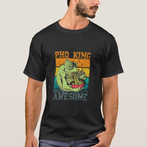 Pho King  Food Pun Iguana Pho Bowl Asian Noodle So T_Shirt