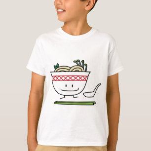Pho Noodle Bowl Vietnam soup spoon chopsticks T-Shirt