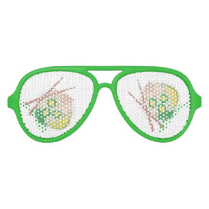 PHO Vietnamese Food Chicken Noodle Soup Chopsticks Aviator Sunglasses