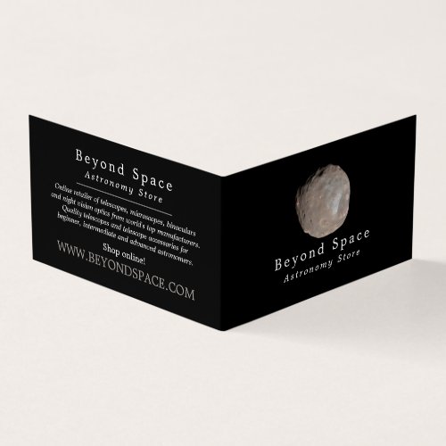 Phobos Moon Of Mars Astronomer Astronomy Store Business Card