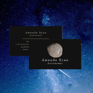 Phobos Moon Of Mars, Astronomy Business Card