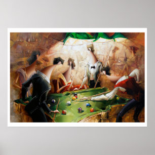 Phoca - Thumb  Billiards Party Poster
