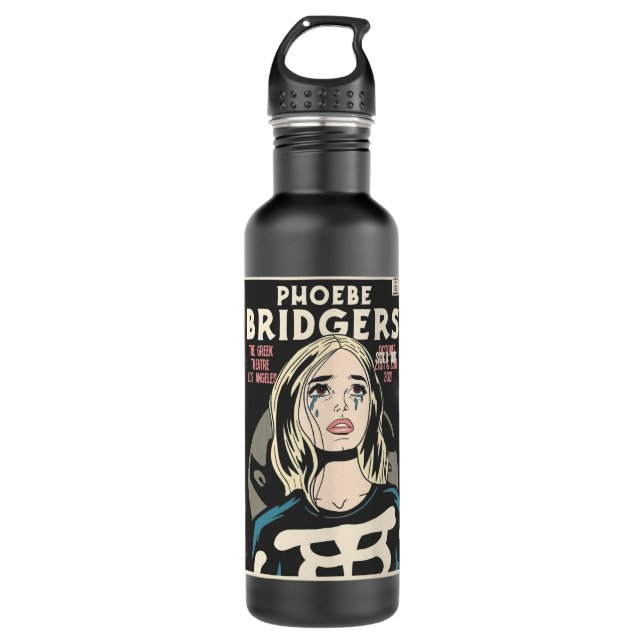 Phoebe Bridgers hometown shows Classic Stainless Steel Water Bottle (Front)
