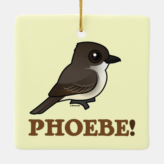 PHOEBE! CERAMIC ORNAMENT (Back)
