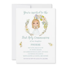 PHOEBE First Communion Invitation