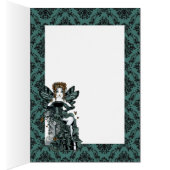 "Phoebe" Gothic Couture Butterfly Fairy Card (Inside (Right))