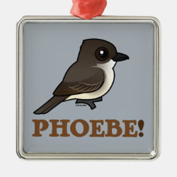 PHOEBE! Premium Square Ornament